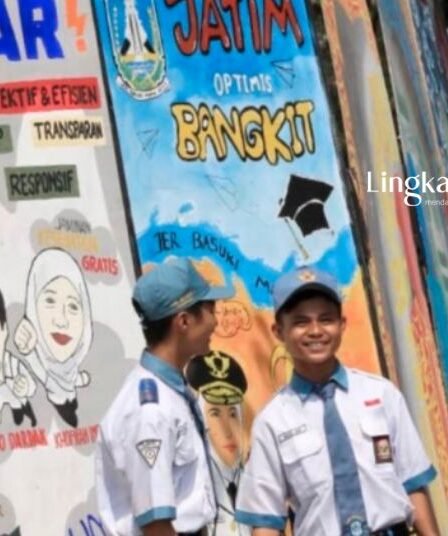 Keren Siswa SMA dan SLB di Jatim Pecahkan Rekor Karya Mural Terbanyak
