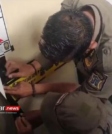 Penghuni Langgar Aturan Unit Rusunawa Grudo Surabaya Disegel
