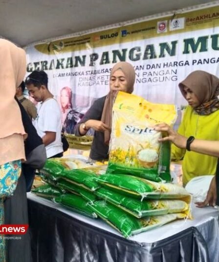 Gabah Petani Lampaui HPP Tulungagung Dipasok 2.000 Ton Beras Impor