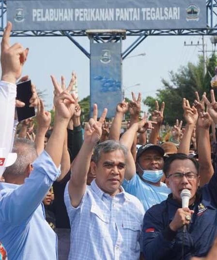 Ribuan Nelayan di Tegal Suarakan Dukungan untuk Prabowo Gibran