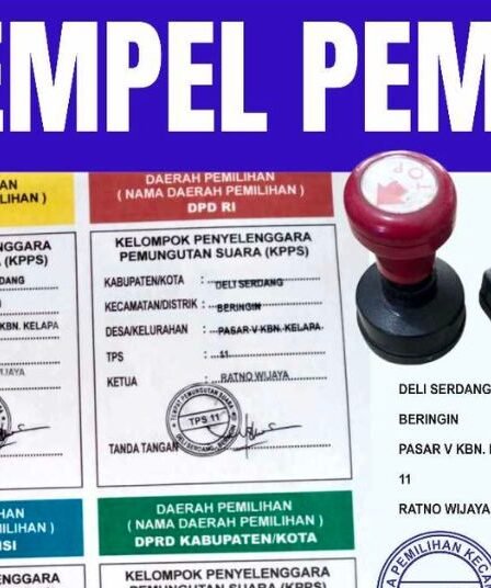 stempel surat suara dijual online