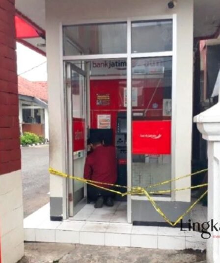 Pembobolan ATM Bank Jatim di Kediri Brangkas Dicongkel dan CCTV Dirusak