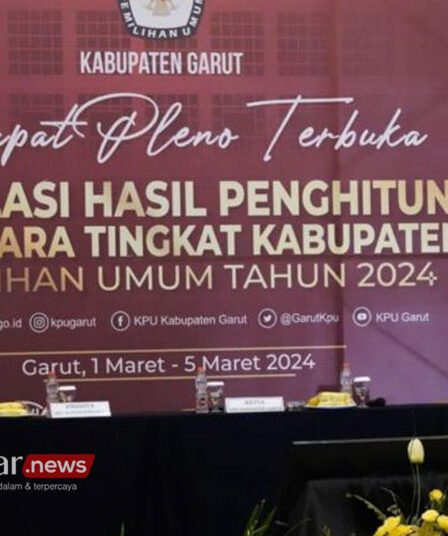 KPU Garut Laksanakan Pleno Tingkat Kabupaten, Pj Bupati Harap Tidak Muncul Permasalahan 4 Penjabat Bupati Garut Barnas Adjidin