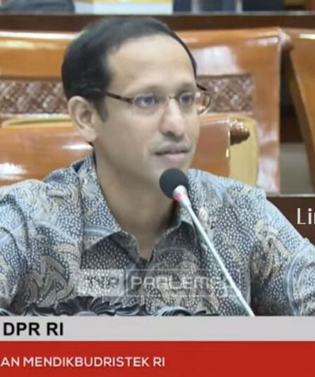 Menteri Pendidikan Kebudayaan Riset dan Teknologi Mendikbudristek Nadiem Anwar Makarim