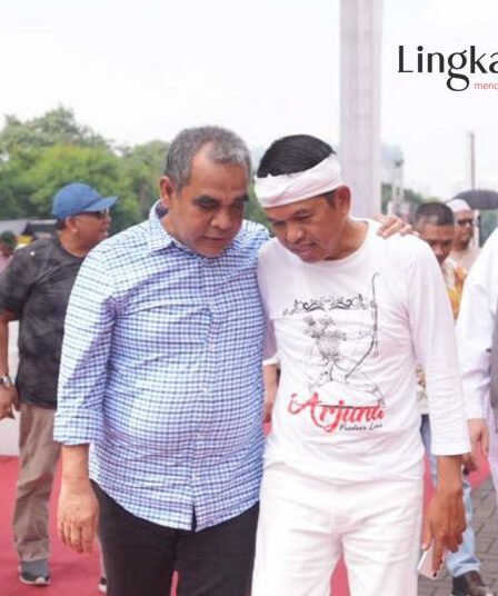 Partai Gerindra Dekati Dedi Mulyadi untuk Pilgub Jabar 2024 2 Sekjen DPP Partai Gerindra Ahmad Muzani dan Dedi Mulyadi