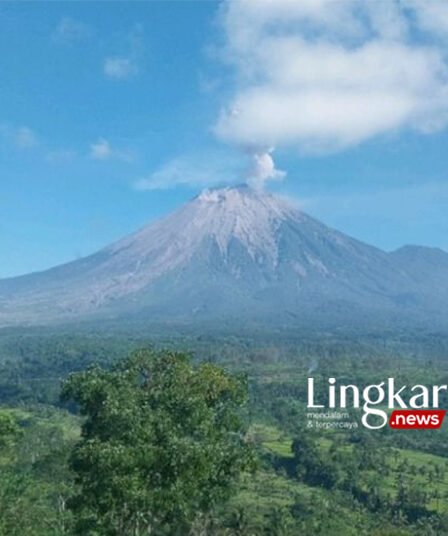 Dalam Sejam, Gunung Semeru Erupsi Dua Kali, Warga Diminta Waspada 4 semeru
