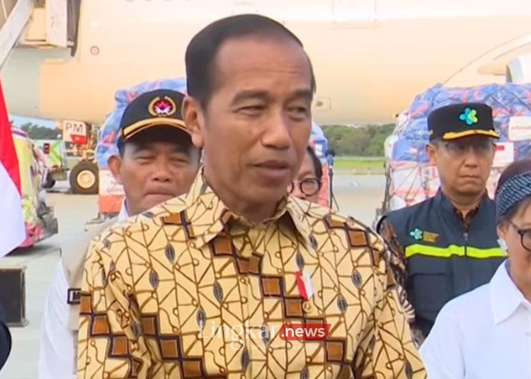 Jokowi Lanud Halim Perdanakusuma pada Senin 8 Juli