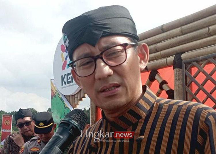 Menteri Pariwisata dan Ekonomi Kreatif Menparekraf Sandiaga Salahuddin Uno