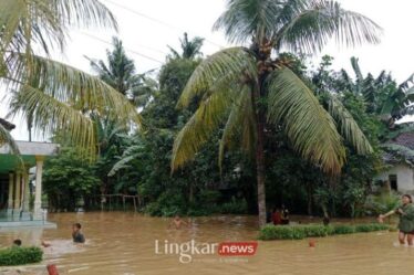 Banjir di Jember Rendam Ratusan Rumah Ketinggian Air Capai 1 Meter