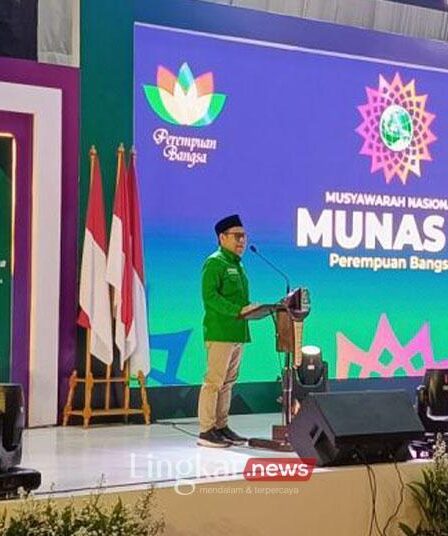 Ketua Umum PKB Muhaimin Iskandar dalam kegiatan Munas V Perempuan