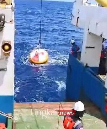 Proses peluncuran INA TEWS