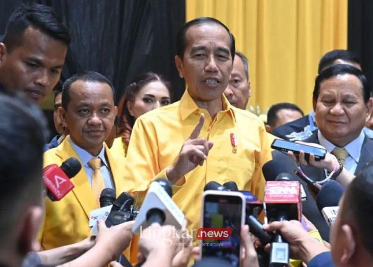 Jokowi di Musyawarah Nasional Munas XI Partai Golkar