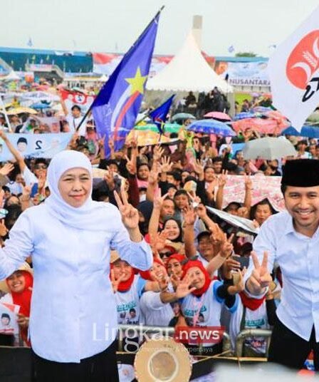 Khofifah-Emil Menang Pilgub Jatim dengan Kantongi 12,1 Juta Suara 6 Pasangan Calon Gubernur dan Wakil Gubernur Jawa Timur Khofifah Indar Parawansa Emil Elestianto