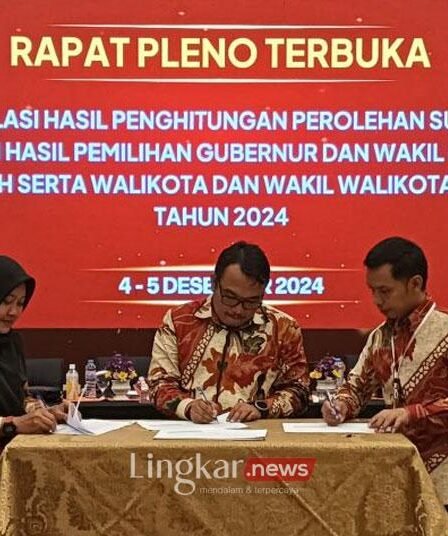 pleno rekapitulasi penghitungan surat suara Pemilihan Kepala Daerah Pilkada Kota Semarang 2024