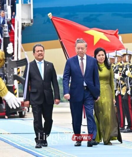 Sekjen Partai Komunis Vietnam tiba di Jakarta