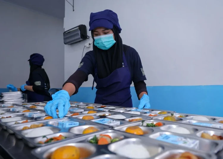 Ilustrasi nampan MBG