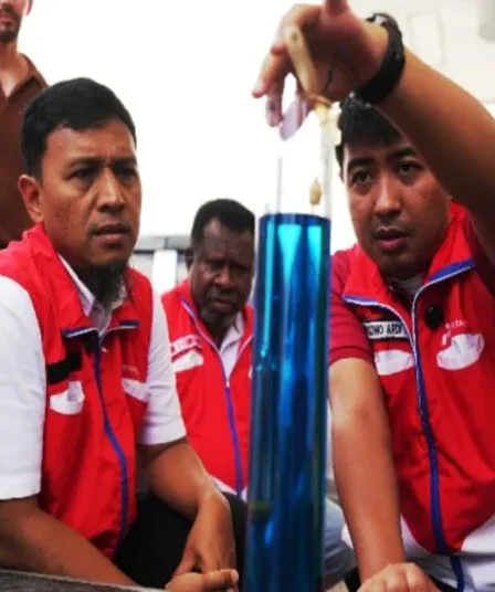 Pertamina cek pertalite di Banjarmasin