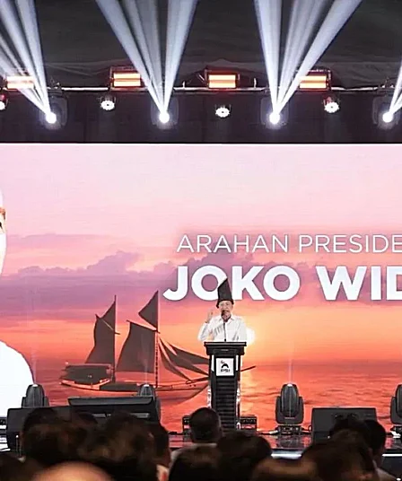 jokowi hadiri rakenas psi di makassar