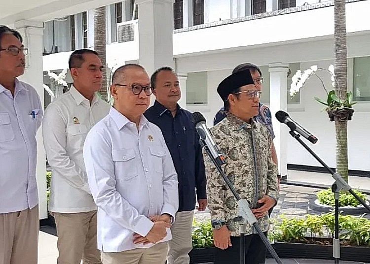 menteri p2mi mukhtarudin dan menko pm abdul muhaimin iskandar