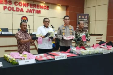 polda jatim barang bukti sabu