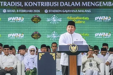 presiden prabowo hadiri satu abad nu 2