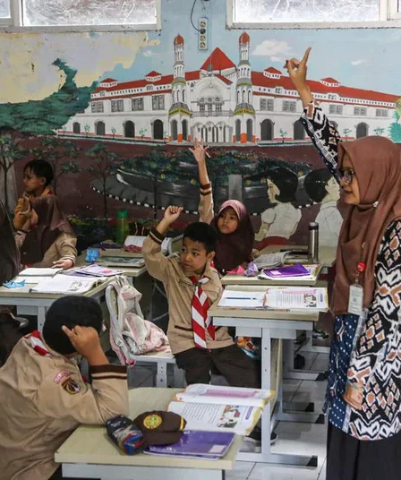 kegiatan belajar mengajar sd negeri kalicari 3 semarang