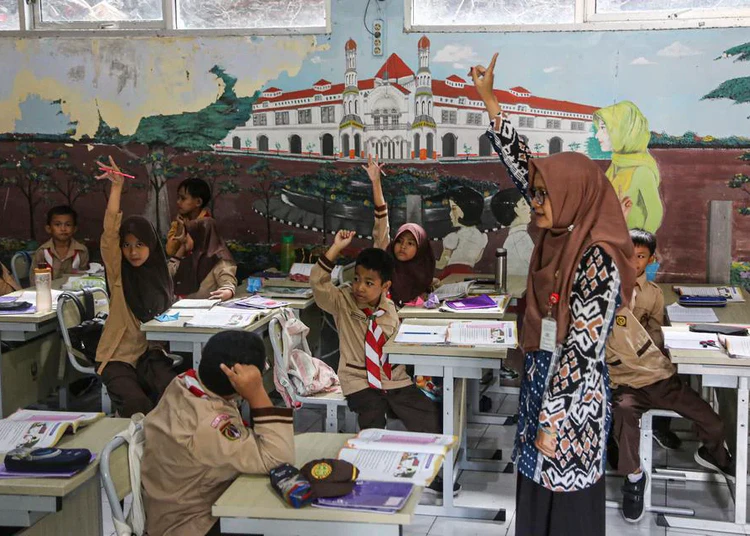 kegiatan belajar mengajar sd negeri kalicari 3 semarang