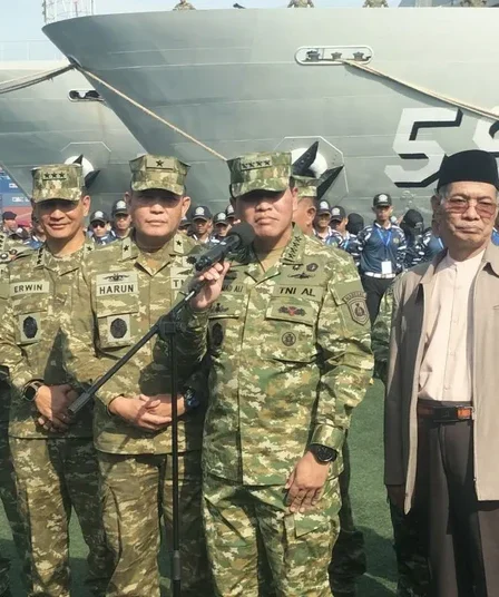 TNI AL Layani Mudik Lebaran Gratis ke Bangka Belitung Pakai Kapal Perang 3 ksal laksamana tni muhammad ali
