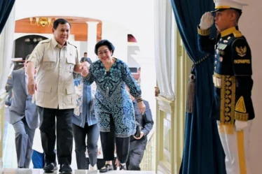 presiden prabowo bertemu megawati di istana merdeka