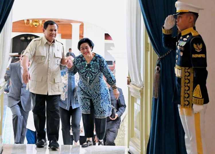 Pertemuan Prabowo–Megawati Tepis Anggapan PDIP Gangguan bagi Pemerintah 1 presiden prabowo bertemu megawati di istana merdeka