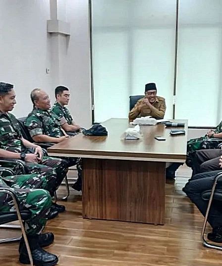 wabup jember djoko susanto berdiskusi dengan forkopimda