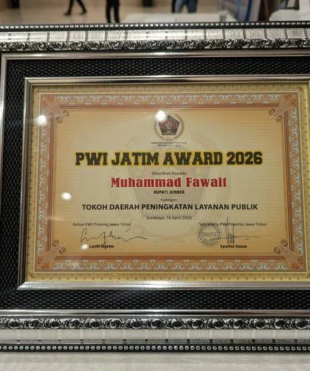 bupati jember pwi jatim award 2026 1