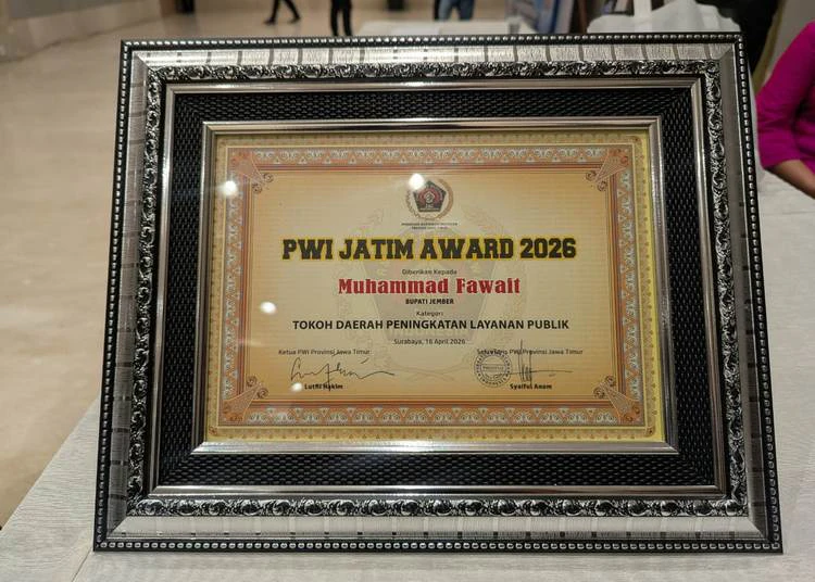 bupati jember pwi jatim award 2026 1