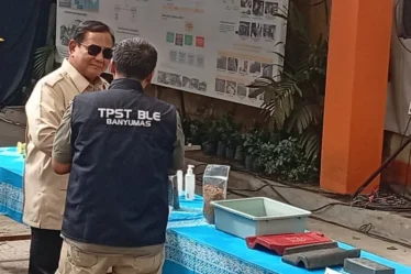prabowo kunjungi tpst ble banyumas
