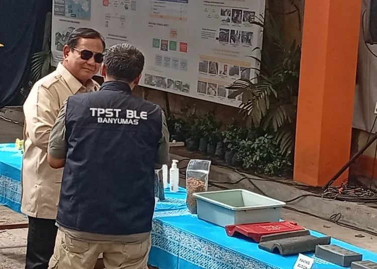 prabowo kunjungi tpst ble banyumas