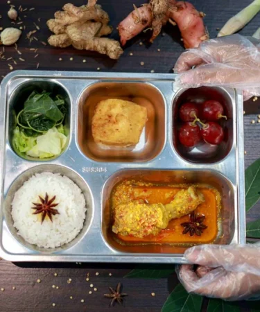 sppg di nganjuk hidangkan menu kuliner nusantara 2702365jpg