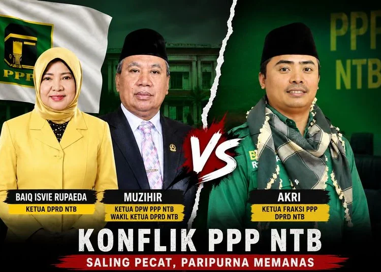 Konflik PPP NTB Berlanjut, Pimpinan DPRD Kembalikan Surat Pemecatan ke Internal Partai 1 konflik internal ppp ntb 750x536 1