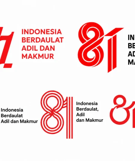 5 desain finalis logo hut ke 81 ri