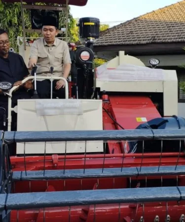 bupati jember coba alsintan