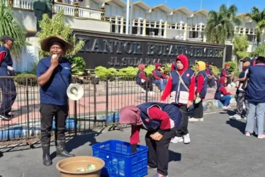 petani jember bagi timun gratis