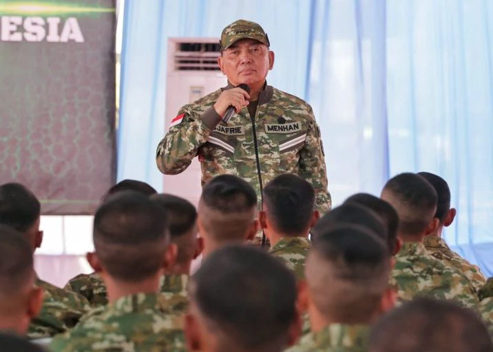 Tinjau Progres Pembangunan Yonif TP 932/Sunan Bonang di Tuban, Menhan Tekankan Kualitas 1 menhan sjafrie sjamsoeddin kunjungi yonif tp 932 tuban