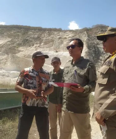 satgas itr jember sidak tambang batu kapur