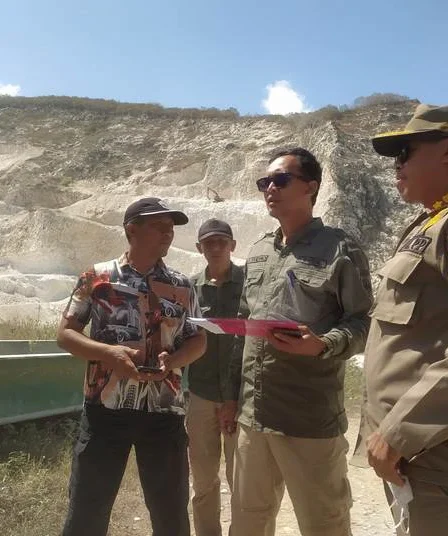satgas itr jember sidak tambang batu kapur
