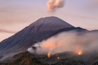 kebakaran di kawasan pendakian semeru 750x536 1
