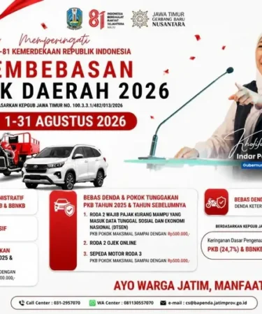 pemprov jatim luncurkan program keringanan pembayaran pajak kendaraan 750x536 1