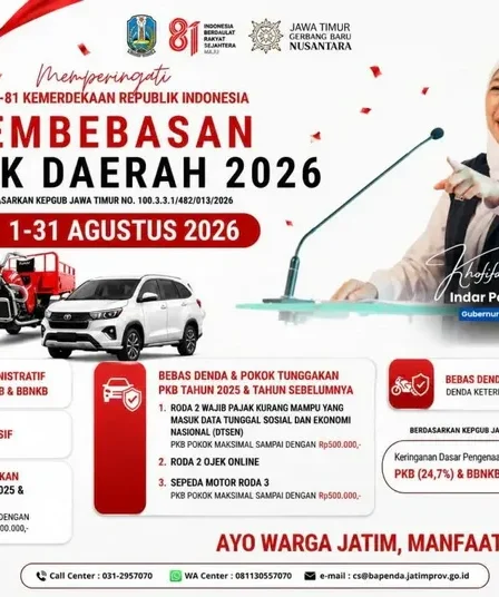 pemprov jatim luncurkan program keringanan pembayaran pajak kendaraan 750x536 1