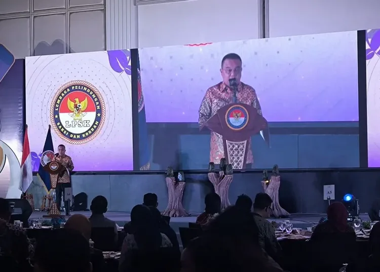 wakil ketua dpr ri sufmi dasco ahmad dalam peluncuran dana bantuan korban yang dikelola lpsk 750x536 1