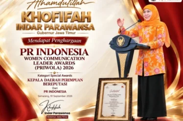 gubernur jatim khofifah raih penghargaan priwola 2026 750x536 1